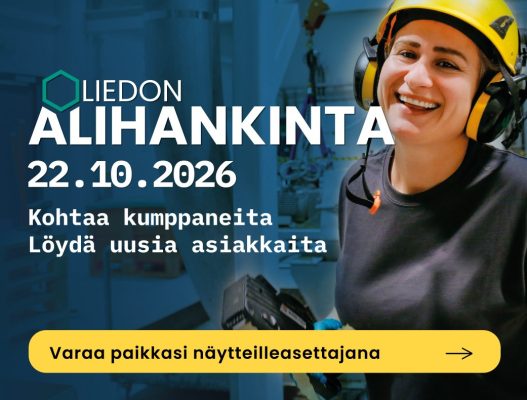 Liedon Alihankinta - varaa paikkasi näytteilleasettajana